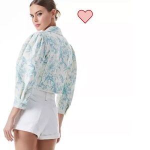 ALICE+OLIVIA Cropped Jacket